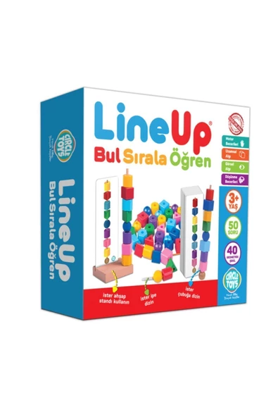 Circle Toys Circle Toys Line Up Ipe Ve Çubuğa Boncuk Ve Şekil Dizme Oyunu