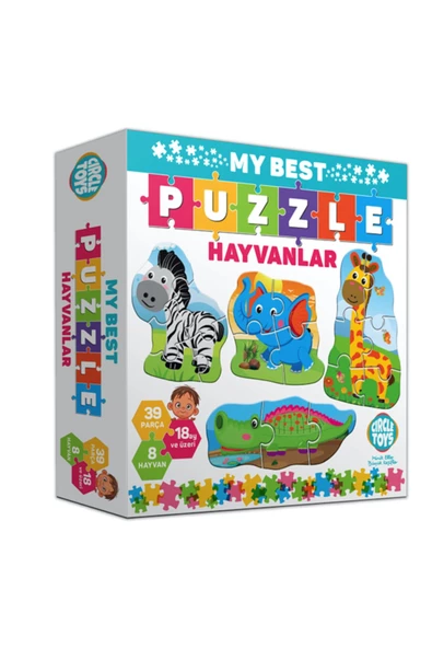 Circle Toys My Best Puzzle Hayvanlar