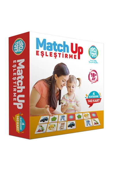 Circle Toys Match Up Eşleştirme Zeka Kartları 18 Ay Ve Üzeri Içindir