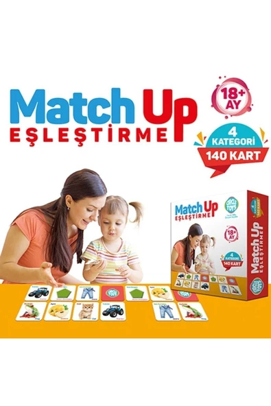 Circle Toys Circletoys Match Up Kart Eşleştirme Oyunu, Eğitici Kartlar