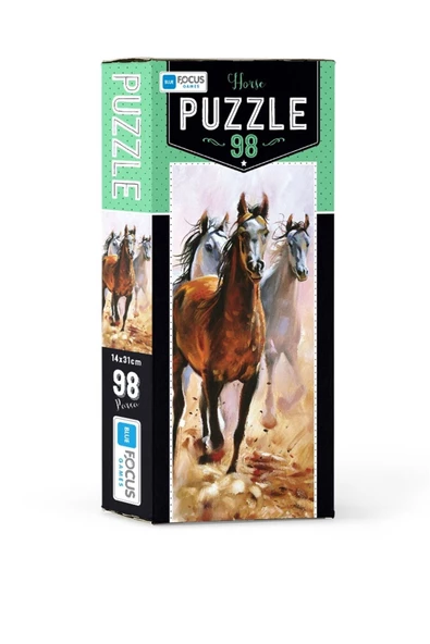 Blue Focus Games Blue Focus Horse - Puzzle 98 Parça