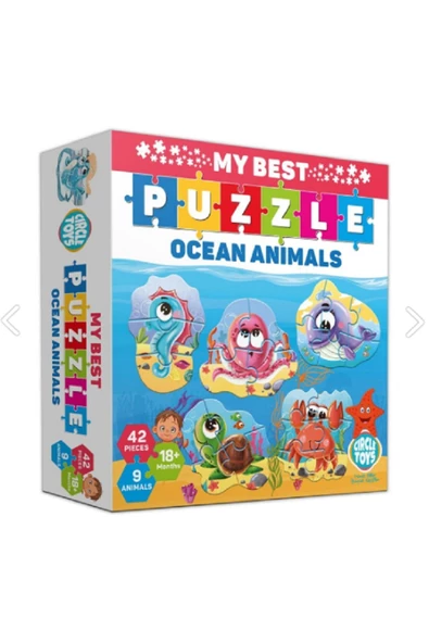 Circle Toys My Best Puzzle Ocean Animals