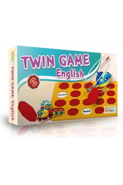 NewToys Twin Game English Görsel Algı ve Hafıza Oyunu