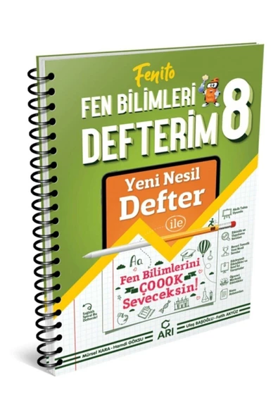 Arı Yayıncılık 8 Sınıf Fenito Akıllı Fen Bilimleri Defteri