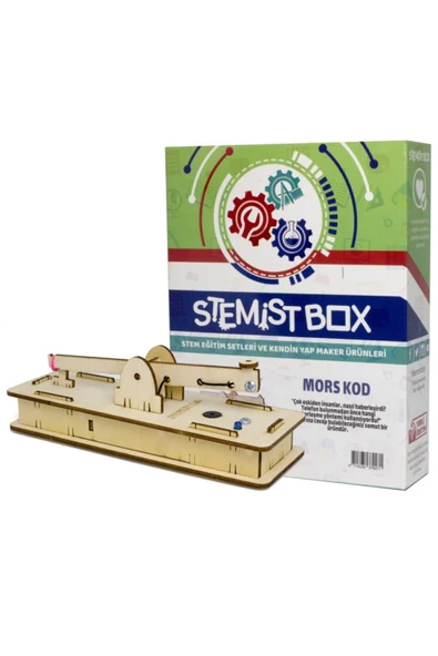 Stemist Box Mors Kod - Stem Eğitim/etkinlik Seti (eğitici Ve Öğretici Ahşap Oyuncak)