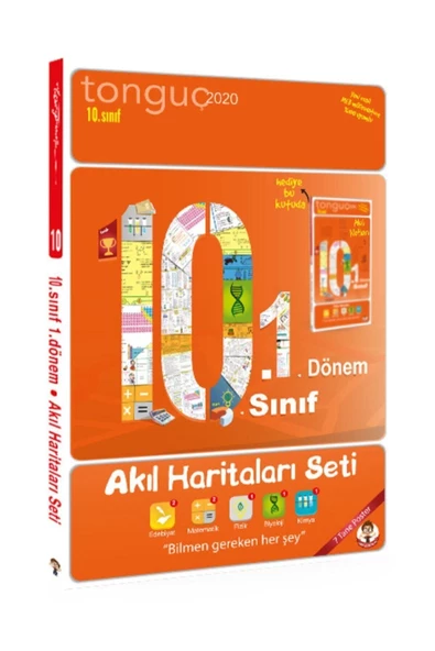 Tonguç Yayınları Tonguç 10. Sınıf 1. Dönem 10.1 Akıl Haritaları Seti (Iadesiz)