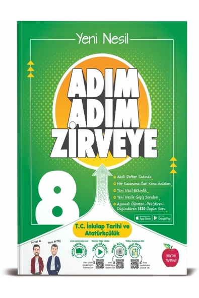 Newton Yayınları Newton Yayıncılık 8.sınıf Inkılap Tarihi Adım Adım Zirveye Soru Bankası