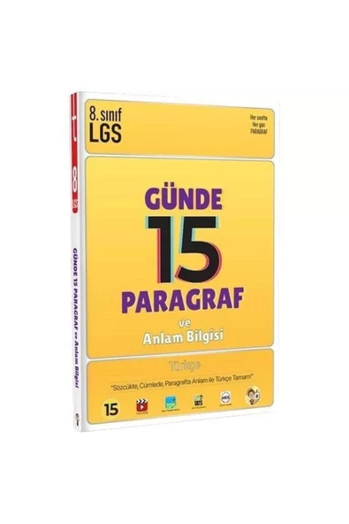 Tonguç Akademi LGS Günde 15 Paragraf ve Anlam Bilgisi