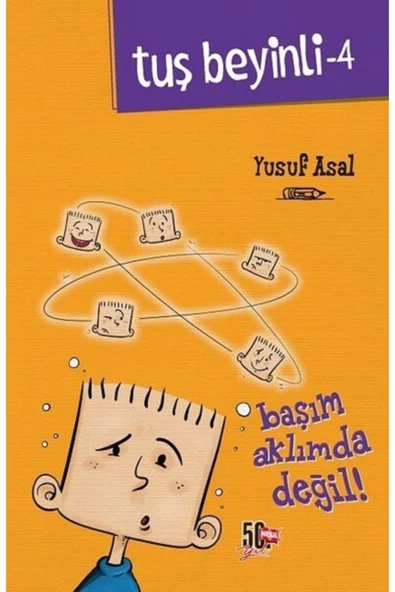 Nesil Yayınları Tuş Beyinli 4 - Başım Aklımda Değil - Yusuf Asal -