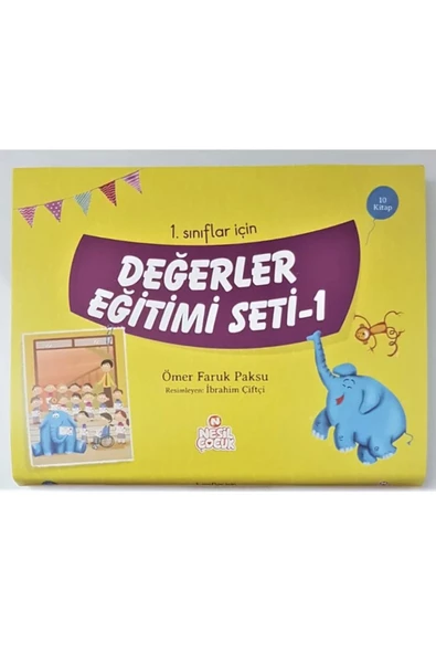 Nesil Çocuk Yayınları 1. Sınıflar Için Değerler Eğitimi 1.set (10 Kitap) Ömer Faruk Paksu