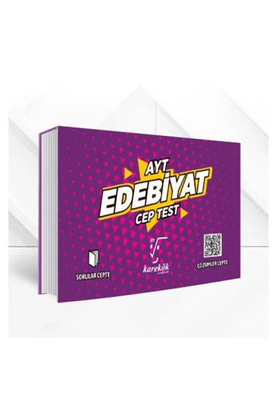 Karekök Yayınları Karekök AYT Edebiyat Cep Test