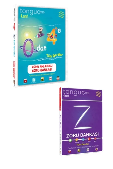 Tonguç Yayınları Tonguç 4 Sınıf Tüm Dersler Konu Anlatımı Ve Zoru Bankası Seti 2021