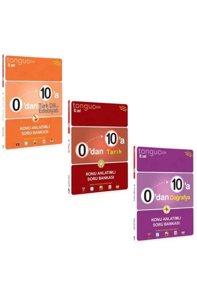 Tonguç Yayınları 10. Sınıf 0 Dan 10 A Sözel Set