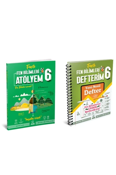 Arı Yayıncılık 6.sınıf Fen Bilimleri Seti (atölye-defter) 2021