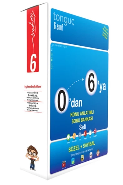 Tonguç Yayınları Tonguç 6. Sınıf 0'dan 6'ya Konu Anlatımlı Soru Bankası Seti