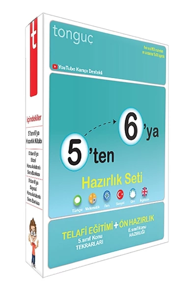 Tonguç Yayınları 5'ten 6'ya Hazırlık Seti