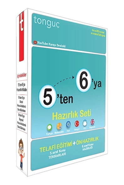 Tonguç Yayınları Tonguç: 5 Den 6 Ya Hazırlık Seti /