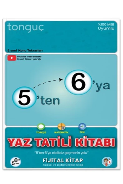 Tonguç Akademi 2021 5'ten 6'ya Hazırlık Kitabı