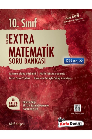 Kafa Dengi Yayınları 10.Sınıf Extra Matematik Soru Bankası (Tümü Video Çözümlü)