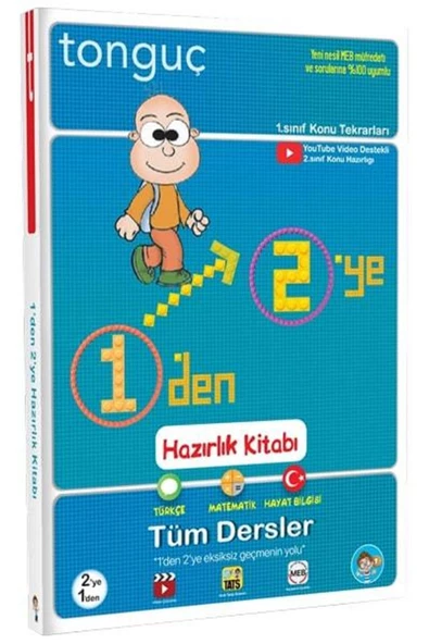 Tonguç Yayınları Tonguç Akademi 1 Den 2 Ye Hazırlık Kitabı
