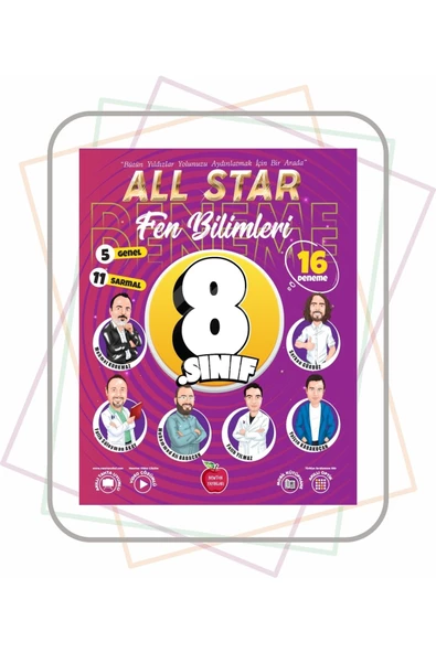 Newton Yayınları 8. Sınıf All Star 16'lı Fen Bilimleri Deneme 2023