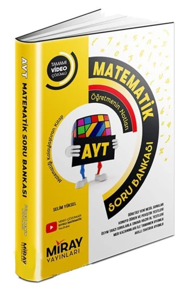 Miray Yayınları Miray Yayınları Ayt Matematik Tamamı Video Çözümlü Soru Bankası