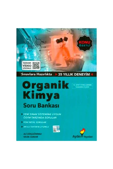 Aydın Yayınları 12. Sınıf Organik Kimya Konu Özetli Soru Bankası