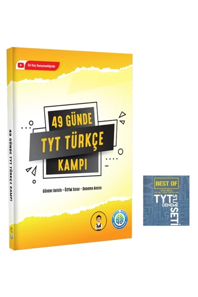 REHBER MATEMATİK YAYINLARI 49 Günde Tyt Türkçe Kampı Ve Ösym Tarzı Best Of 5'li Deneme (2 Kitap)