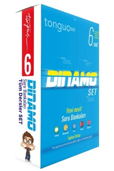 Tonguç Yayınları 6. Sınıf Dinamo Tüm Dersler Soru Bankası Set 5 Kitap