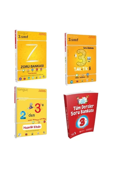 Tonguç Akademi 3. Sınıf Şampiyon Seti 3 Kitap