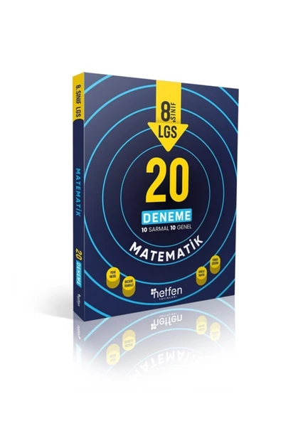 Netfen Yayınları Netfen 8.sınıf Matematik 20 Deneme