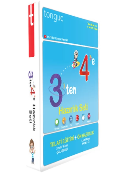 Tonguç Akademi Yeni Baskı 3'ten 4'e Hazırlık Seti