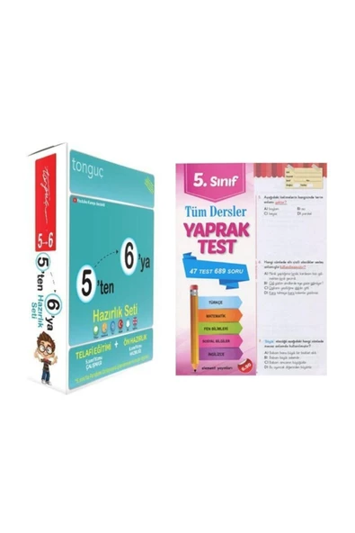 Tonguç Akademi 5'ten 6'ya Hazırlık Seti