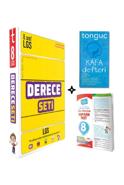 Tonguç Akademi Lgs Derece Seti (paragrafta Son Nokta+hedefim Derece Denemeleri+zor Ve Ötesi Matematik Soru Bankası)