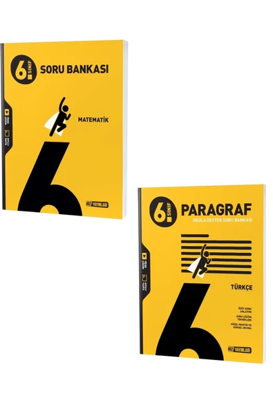 Hız Yayınları Hız 2023 6. Sınıf Matematik + Paragraf Soru Seti 2 Kitap