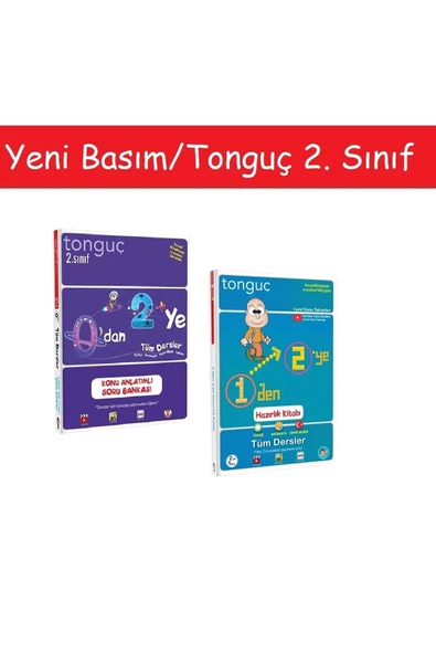Tonguç Akademi Tonguç 0'dan 2'ye Konu Anlatımlı Soru Bankası & 1'den 2'ye Hazırlık Kitabı