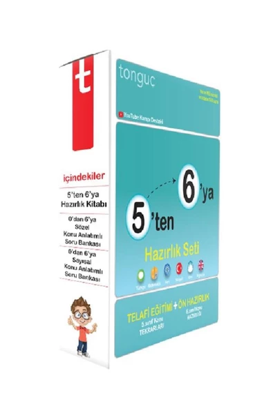 Tonguç Akademi Tonguç 5'ten 6'ya Hazırlık Seti