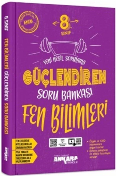 Ankara Yayıncılık 8. Sınıf Fen Bilimleri Güçlendiren Soru Bankası