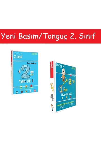 Tonguç Yayınları Tonguç 2. Sınıf Taktikli Tüm Dersler Soru Bankası & 1'den 2'ye Hazırlık Seti