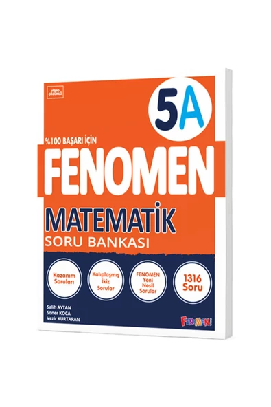 fenomen okul Fenomen 5 Sınıf Matematik A Soru Bankası ders ve yardimci kitaplar