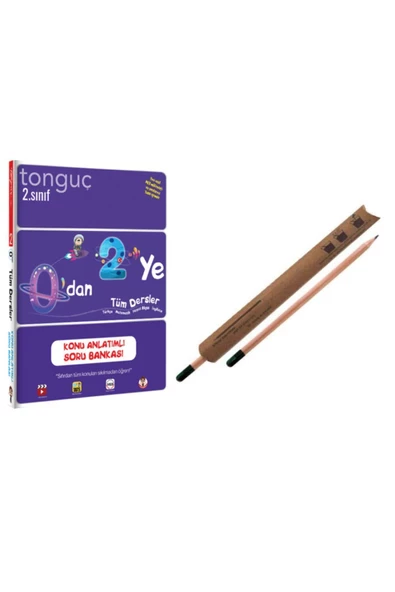 Tonguç Yayınları Tonguç 0´dan 2´ye Konu Anlatımlı Soru Bankası Tohumlu Kalem Hediyeli