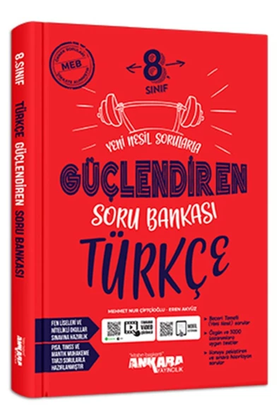 kitabın başkenti ankara yayıncılık Ankara Yayıncılık 8. Sınıf Güçlendiren Türkçe Soru Bankası