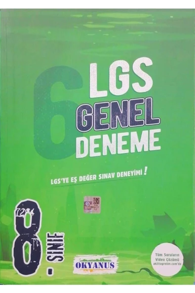 Okyanus Yayınları 8.sınıf Lgs 6lı Genel Deneme