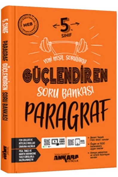 Ankara Yayıncılık Ankara Güçlendiren 5. Sınıf Paragraf Soru Bankası