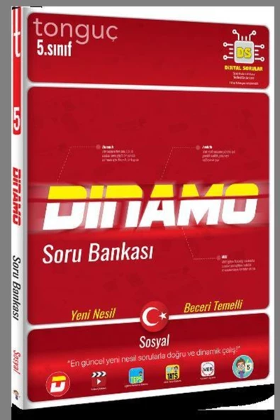 Tonguç Akademi 5. Sınıf Sosyal Bilgiler Dinamo Soru Bankası 2022