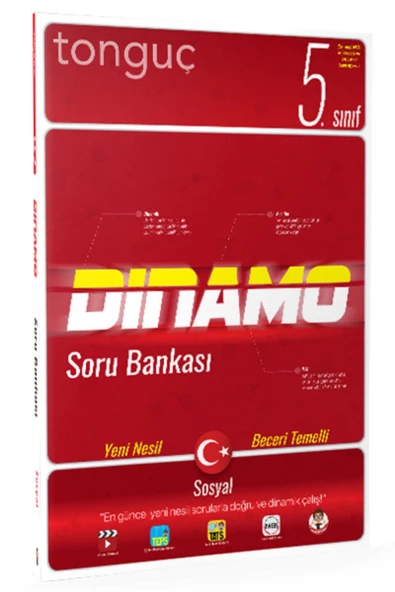 Tonguç Akademi Güncel Baskı 5. Sınıf Sosyal Bilgiler Dinamo Soru Bankası