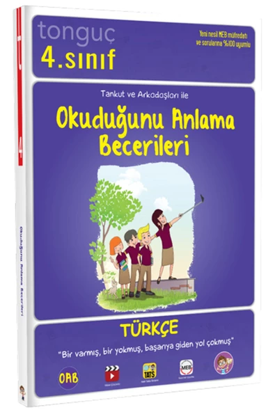 Tonguç Yayınları Tonguç 4. Sınıf Türkçe Okuduğunu Anlama Becerileri Tonguç Akademi