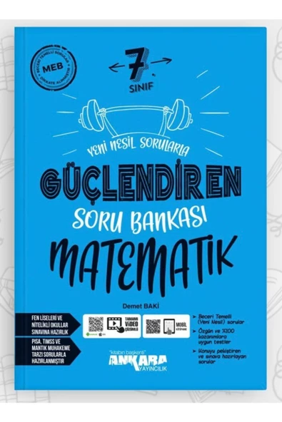 Ankara Yayıncılık 7. Sınıf Güçlendiren Matematik Soru Bankası