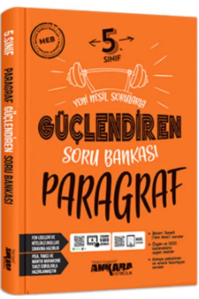 kitabın başkenti ankara yayıncılık Ankara Yayıncılık 5.sınıf Güçlendiren Paragraf Soru Bankası