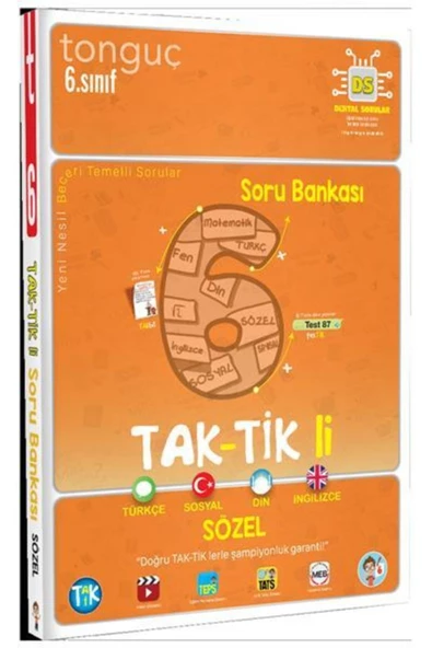 Tonguç Akademi 6. Sınıf Sözel Taktikli Soru Bankası 2022